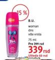 DM market B.U. Woman dezodorans 75 ml