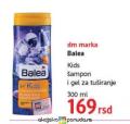 DM market Balea Kids dečiji šampon i gel za tuširanje