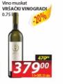 InterEx Vršački vinogradi Muskat belo vino 0.75 l