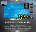Tehnomanija Televizor FOX LED 32D450 T2 HD