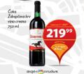 Dis market Ždrepčeva krv crno vino 750 ml Čoka