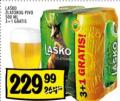Dis market Laško Zlatorog pivo 0,5 l, 4 kom