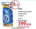DM market Toalet papir Zewa Deluxe pure white 10 kom