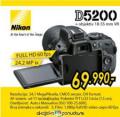 Tehnomanija Fotoaparat Nikon D5200 sa objektivom 18-55 mm VR II, Full HD 60 fps, 24.2 MP ix