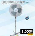 Roda Podni ventilator Veko FS1629, 40cm, 3 brzine, maksimalna visina 130cm