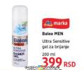 DM market Balea Ultra Sensitive gel za brijanje 200 ml
