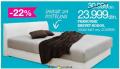 Emmezeta Emmezeta francuski krevet Rodos 162x214x81 cm sa sandukom za posteljinu