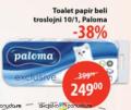 MAXI Paloma toalet papir beli troslojni 10 rolni