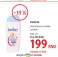 DM market Becutan hidratantno mleko za telo 200 ml