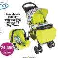 Aksa Duo sistem kolica za bebe i auto sedište Graco Mirage TS Toz Town