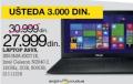 Emmezeta Asus laptop X553MA-SX371B, Intel Celeron N2840 2.16GHz