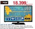 METRO LED TV 29” 29D102 T2 FOX HD Ready, dijagonala ekrana 74 cm