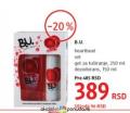 DM market B.U. Heartbeat set gel za tuširanje, 250 ml dezodorans, 150 ml