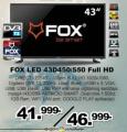 Centar bele tehnike Fox TV LED 43D450 Full HD digagonala ekrana 43 in