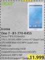 Centar bele tehnike Acer tablet Iconia One 7 B1770K4SS