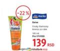 DM market Balea Fruity Harmony krema za ruke 100 ml