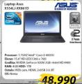 Centar bele tehnike Laptop Asus X554LJ-XX861D procesor 1.7GHZ Intel Core i3 4005U