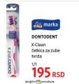 DM market Dontodent X-Clean četkica za zube tvrda
