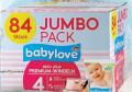 DM market Babylove Jumbo pack pelene za bebe