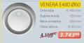 Metalac Sudopera okrugla inox Venera E480 fi60