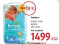 DM market Pampers Active baby dry pelene jumbo pack