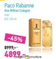Lilly Drogerie Paco Rabanne One Million Cologne man EdT 125 ml