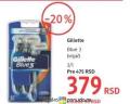 DM market Gillette Blue 3 brijači 3/1