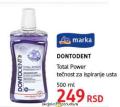 DM market Dontodent Total Power tečnost za ispiranje usta 500 ml