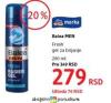 DM market Balea MEN Fresh gel za brijanje