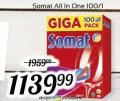Super Vero Somat All in 1 tablete za mašinsko pranje sudova giga pack 100/1