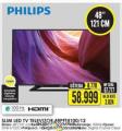 Tehnomanija Philips televizor 48 in Slim LED Full HD