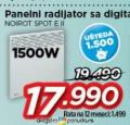 Win Win computer Panelni radijator sa digitalnim termostatom Noirot Spot E II 1500W