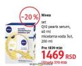 DM market Kozmetički set Nivea, Q10 serum, miceralna voda