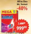 MAXI Somat All in 1 tablete za mašinsko pranje sudova, 84/1