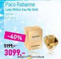 Lilly Drogerie Paco Rabanne, Lady Million Eau My Gold woman, EdT 30ml