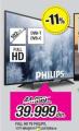 Emmezeta Televizor Philips TV 40 in LED Full HD, 40PFH4101/88