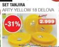 Metalac Set tanjira Luminarc Arty Yellow, 18 delova