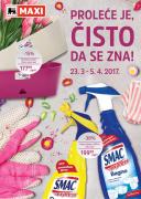 Katalog MAXI akcija prolećno čišćenje, 23. mart do 5. april 2017