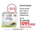 DM market Victoria Beauty dnevna i noćna krema za lice sa ekstratom puževe sluzi, 50 ml