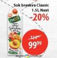 MAXI Next Classic soko od breskve, 1,5l