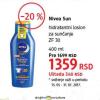 DM market Nivea Sun hidratantni losion za sunčanje