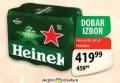 MAXI Heineken pivo svetlo, 6x0,5l