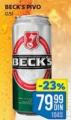 Roda Becks pivo svetlo, 0,5l